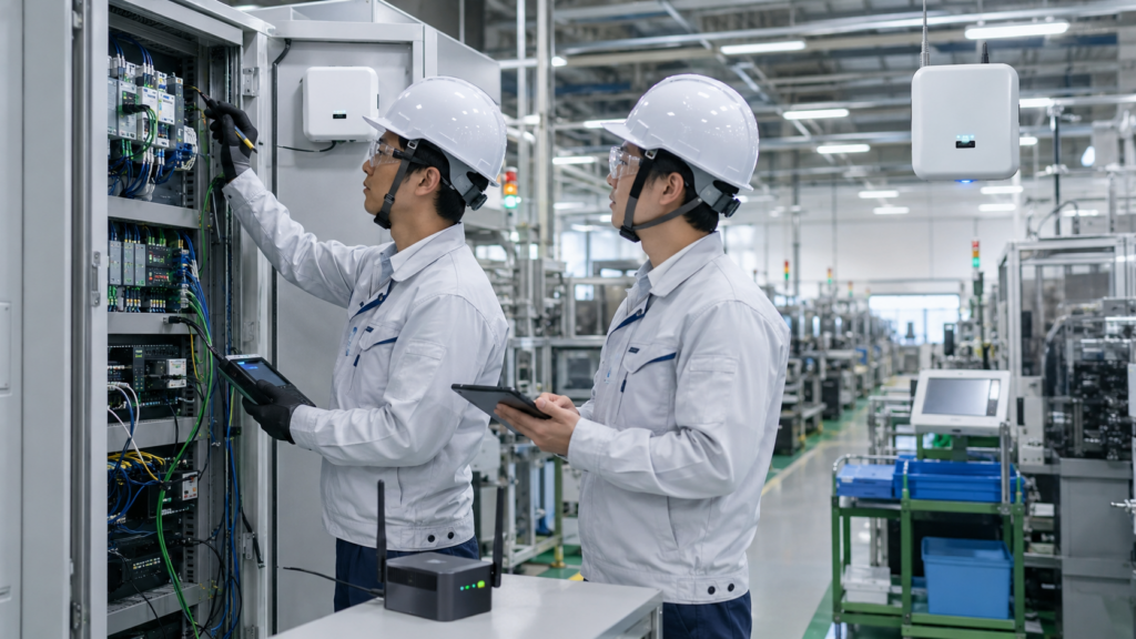 "グローバル電子部品メーカー日本拠点のIT環境調査"